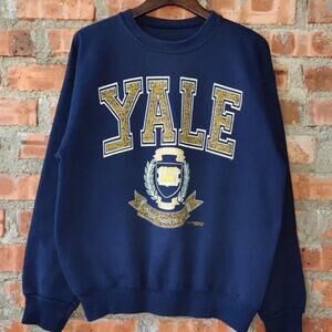 90S Yale University In New Heaven Sweatshirt, Yale University Navy